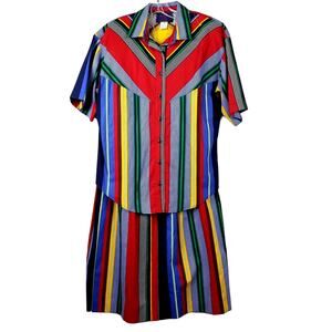 Vintage 80s Alex & Camp Skirt Set - 8